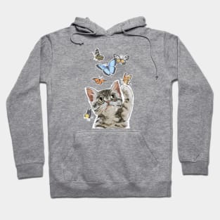 Butterfly Cat Hoodie